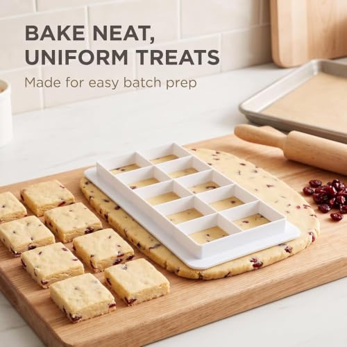 3Pcs White Square Cookie Cutter Set, Geometric Multicutter Square Cake Fondant, Cookie Biscuit Cutters Cake Decorating,Cookie Cutters Baking Tools and Accessories(3 Size）