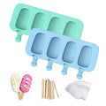 Popsicles Molds, Ozera 2 Pack Homemade Cake Pop Molds Cakesicle Maker Set - color: Blue and Green