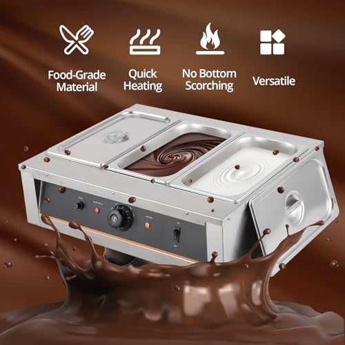 Chocolate Tempering Machine - size: 4.12 QT(3.3L)*3