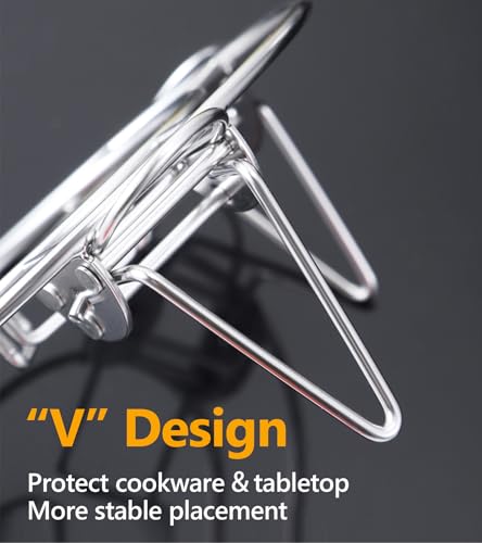 Ugotit Round Steamer Rack for Pots, Adjustable Instant Pot Trivet