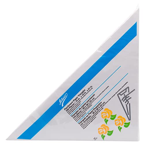 Ateco Parchment Triangle, 100-Pack - size: #450 - 15" Triangle