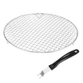 M METERXITY 1-Set Cooling Rack 12" Round 201 Stainless Steel, Silver - size: 12 Inch
