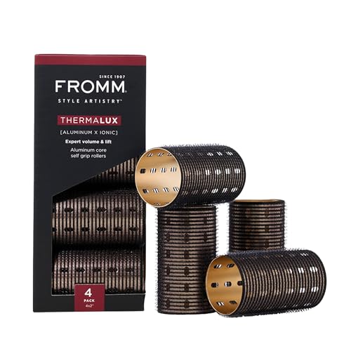 Fromm Thermalux Aluminum Core Professional Hair Rollers, 2", 4-Pack - size: 2"