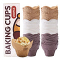 Katbite Lotus Tulip Cupcake Liners 200PCS, Premium Parchment Baking Liners