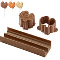 Roowest Fall Thanksgiving Turkey Cake Pop Mold Cake Pop Cutter with Tray - style: Turkey