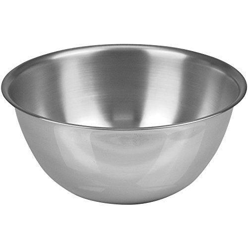 Fox Run Large Stainless Steel Mixing Bowl, 6.25-Quart, 11.75 x 5.5 inches, Metallic - color: Stainless Steel, size: 6.25 Quart