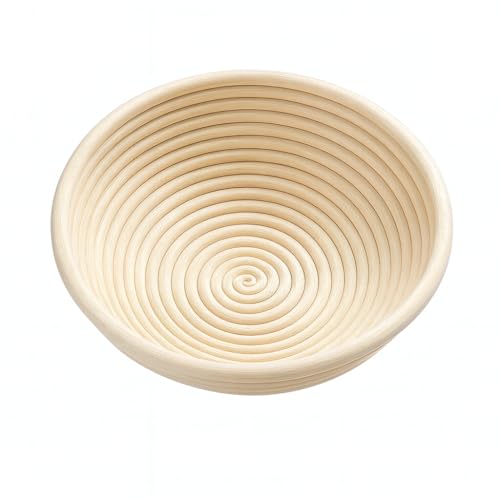 Saint Germain Bakery Premium Round Bread Banneton Basket with Liner - Perfect Brotform Proofing Basket for Making Beautiful Bread (10 inch) - size: 10 inch