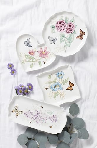Lenox Butterfly Meadow Square Dish, 0.65 LB, Multi - style: Square Dish