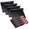 uxcell 4 Pack Oven Liners 15.7x13" 0.1mm Thick Oven Mats Black - color: Black, size: 15.7 x 13"(0.1mm Thick)