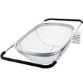 U.S. Kitchen Supply Stainless Steel Colander Strainer - 6-Quart Collapsible