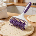 Pizza Dough Docker,Pastry Dough Roller for Home & Commercial Kitchen,Pizza Making Accessories，Purple