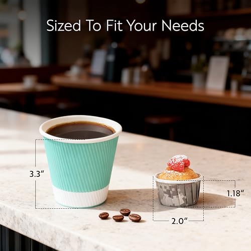 Restaurantware 1 oz Round Camouflage Paper Small Baking Cup, 200 Pack - color: Camouflage, size: Small