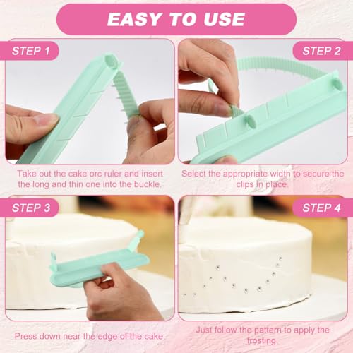3PCS Cake Arch Guide Tool, Cake Arc Ruler, Cake Swag Maker
