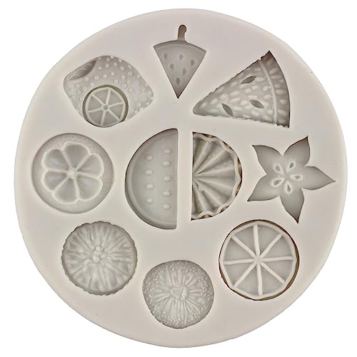 Sijiangmold Vegetable Fruit Silicone Mold Flower Leaf Fondant Mold - color: Style C