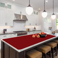 Silicone Protector Mat 47x24 Inch,Red - color: Red