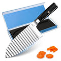 Dragon Creek Crinkle Cutter Knife - Wavy Chopper Potatoes - color: Black