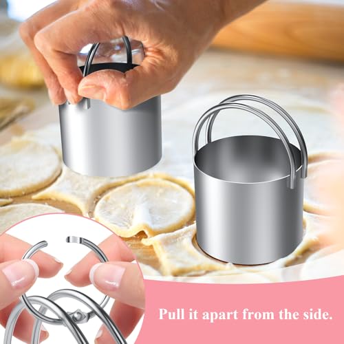 Biscuit Cutter, Stainless Steel Flour Sifter, Pastry Cutter Set - size: 4 set sifter