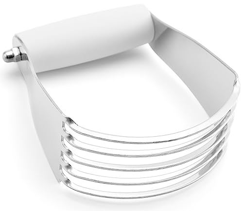 Spring Chef Medium Dough Blender Hand Tool - Durable Pastry Cutter - White - color: White, size: 3" Medium
