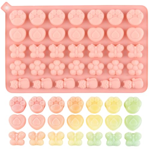 34 Cavity Flowers Silicone Candy Molds