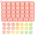 34 Cavity Flowers Silicone Candy Molds