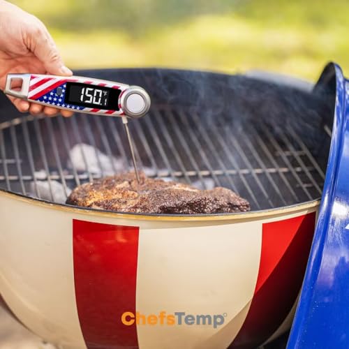 Finaltouch X10 Instant Read Digital Meat Thermometer NSF Certified - color: Patriotic Limited Edition