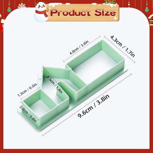 KALAIEN Gingerbread House Cookie Cutters,1 Pcs Gingerbread House Kit - color: 1 pcs