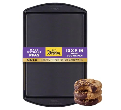 Wilton Gold Non-Stick Small Baking Sheet, Made Without PFAS, 13 x 9 in. - size: 13 x 9 in. (Pack of 1)