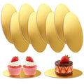 8 Pack 8 Inch Round Cake Boards,Gold Cardboard Cake Rounds - color: Gold, size: 8Inch, style: Classic Round