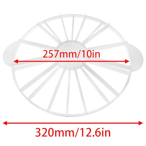 Cake Slicer Set with 2 Clear Cutters and 1 Round Divider