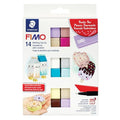 STAEDTLER FIMO Soft Polymer Clay Set: Foodie Fun, 12 Half Blocks, Sculpting Tool and Marker - Oven Bake Modeling Clay, Arts and Crafts for Beginners - style: Foodie Fun