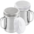 CUSINIUM Powdered Sugar Shaker Duster - With Handle - Cinnamon Shaker For Coffee Bar - Fine Mesh Dredge - 6 ounce, pack of 2 | Style: Fine - size: 6 Ounce