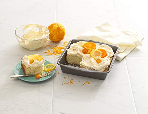 GoodCook 8x8-Inch Baking Pan Set, 2-Pack, Gray