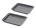 Little Small Baking Sheets Nonstick Set of 2 (9.5inch X 7.1inch) - SS&CC 8 Inch Nonstick Baking Toaster Oven Tray Cookie Sheets, 1 or 2 Person Household - size: pack 2
