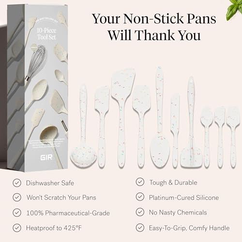GIR: 10-Piece Silicone Ultimate Kitchen Utensils Set – Sprinkles - color: Sprinkles, size: 10 - Piece Set