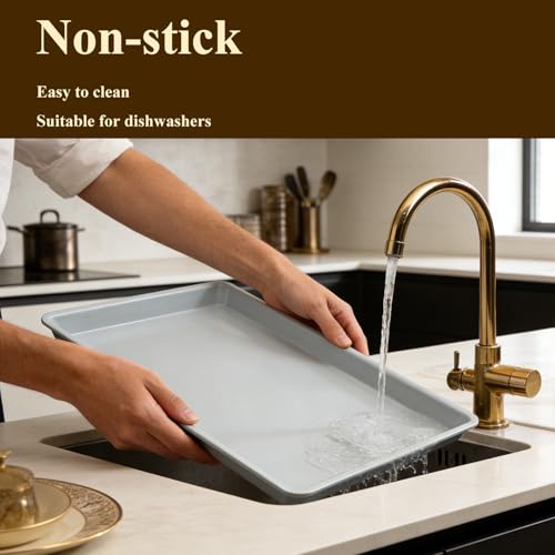 Ceramic Baking Sheet, Cookie Sheets for Baking 18x13" - size: baking sheet 18x13"