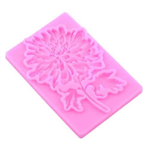 Chrysanthemum Flower Fondant Silicone Mold Set Of 2 - color: Style K