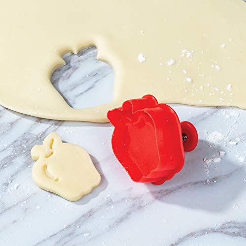 Fox Run Lovers Pie Cutter Set, Set of 4, Multicolor - style: Lovers Pie Cutters