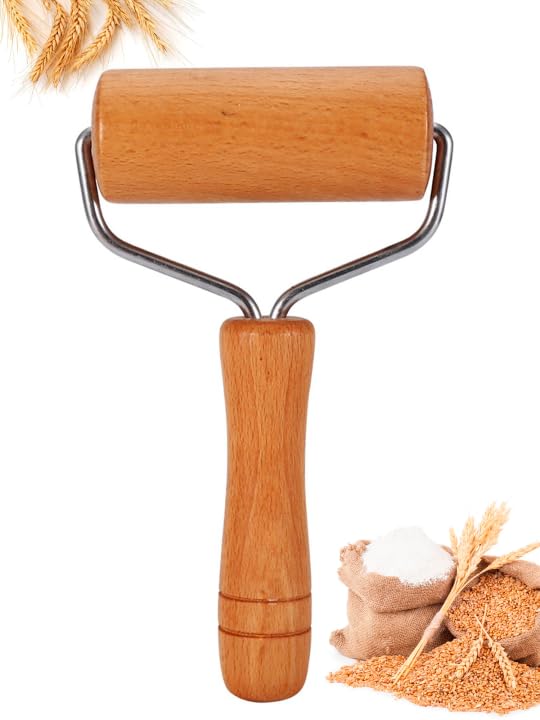 Pizza Rolling Pin, Small Rolling Pin, Non-Stick Wooden Dough Roller for Pastry Tortilla Pizza Cookie Dumpling(Type 1) - size: Type 1