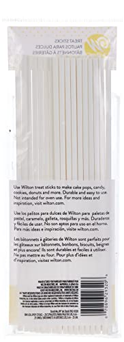 Wilton White Lollipop and Cake Pop Sticks, 8 Inch, 25 Count - size: 8 Inch (25 Count)