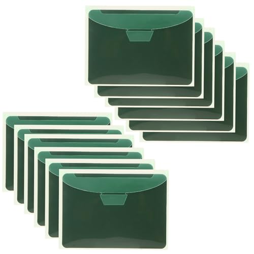 UNIMEIX 40 Pcs Magnetic Sheets for Die Storage Stamp and Die Storage Pockets Die Cut Storage for Card Making (20 Pcs Sheets+ 20 Pcs Bags,0.8 mm Thickness (Green) - color: Green