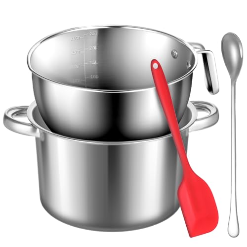 304 Stainless Steel Double Boiler with Spatula and Spoon