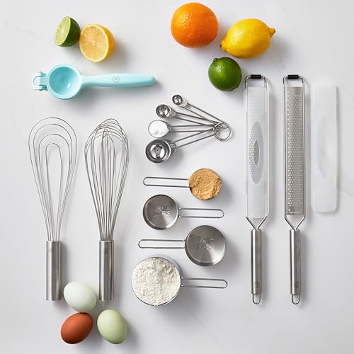 Martha Stewart Richburn 4-Piece Stainless Steel Measuring Cups Set – Durable and Accurate Kitchen Measuring Tools for Baking and Cooking (Pack of 4) - color: Silver, size: Measuring Cups (Set of 4) (Pack of 4)