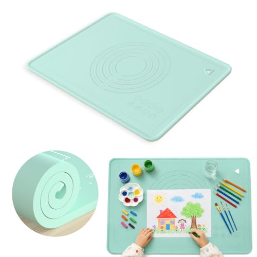SKEAP Silicone Mat for Arts and Crafts –Non-Slip, Non-Stick Craft Mat