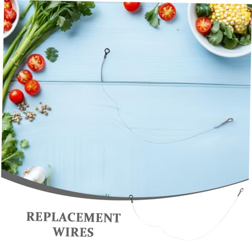 VOSAREA 10 Pcs Cake Slicer Wires Stainless Steel Cake Cutting Wire Replacement for Precise Layer Cutting Compatible with Most Cheese Slicers for Bread Meat and Baking Accessories