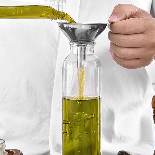 Mini Stainless Steel Funnel Set for Small Bottles, 3 Sizes