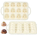 Mini Bundt Cake Pans for baking, 1.5-inch Cavities Non-stick Silicone Baking Mold, 12-Cavity Reusable Twisted Shape Cake Pan for Cupcakes, Donuts, Cornbread & Brownies