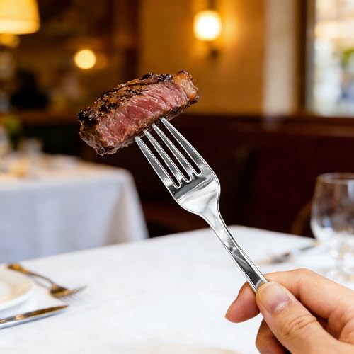 180 Count Silver Plastic Forks Heavy Duty, Disposable Plastic Silverware - color: Silver