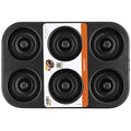 CHEFMADE Donut Pan, Nonstick 6 Cavity Ring Doughnut Pan for Baking Cookies Bagel (Black) - style: 6 Cavity Donut