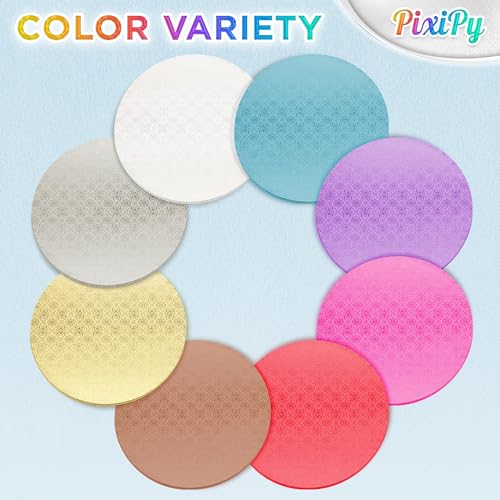Cake Boards, 8 inch, White, Reusable Round Cake Drums - size: 1 Pack, 8 inch