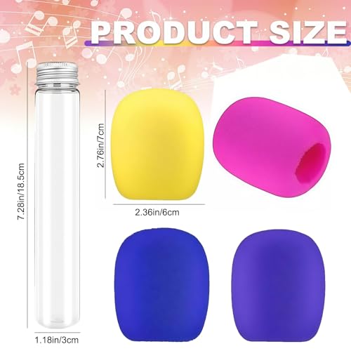 24 Pcs Microphone Plastic Candy Tubes for Kpop Party(Candy Not Included)